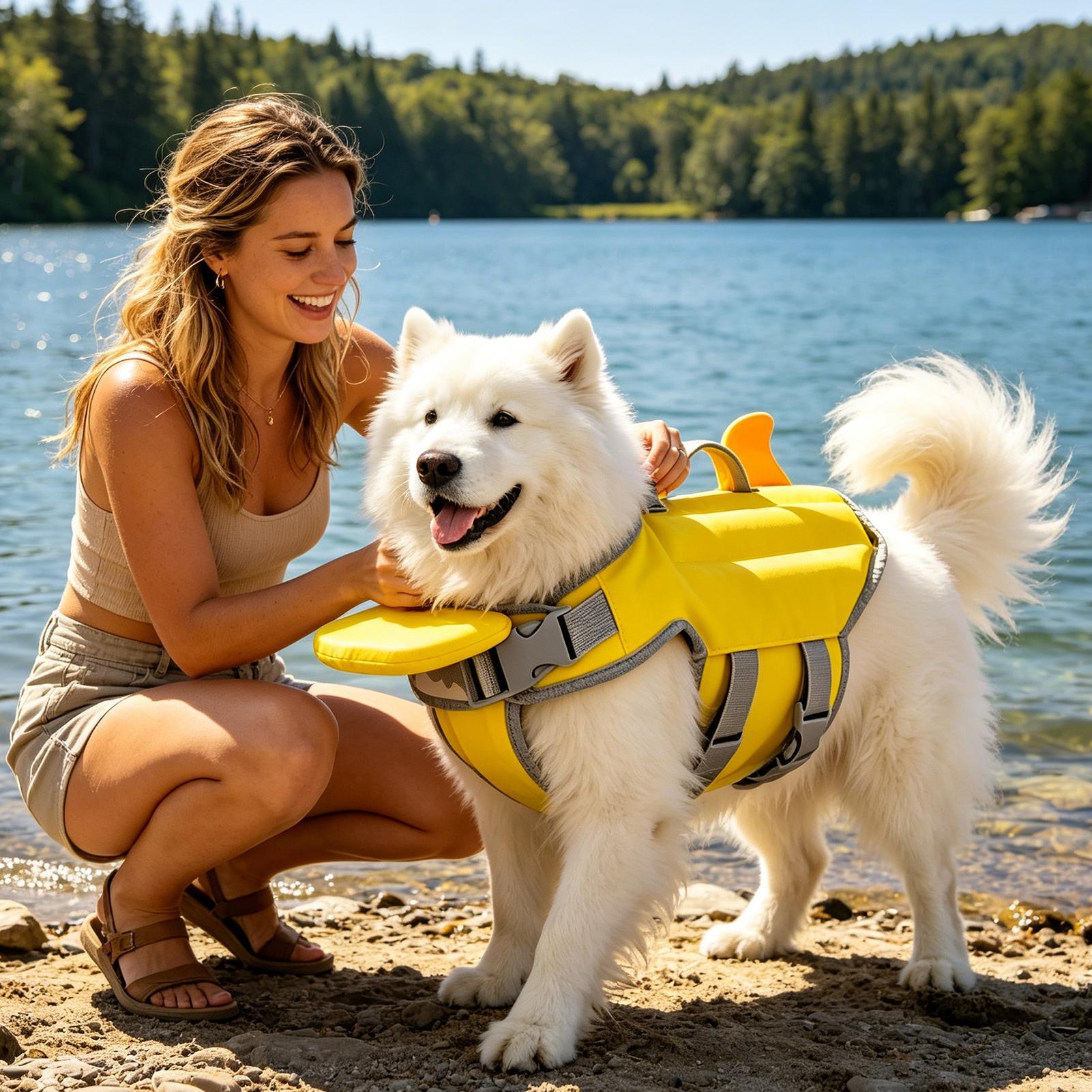For Puppy Small Medium Pet Poo - Life Jacket Buoyancy 评论和价格