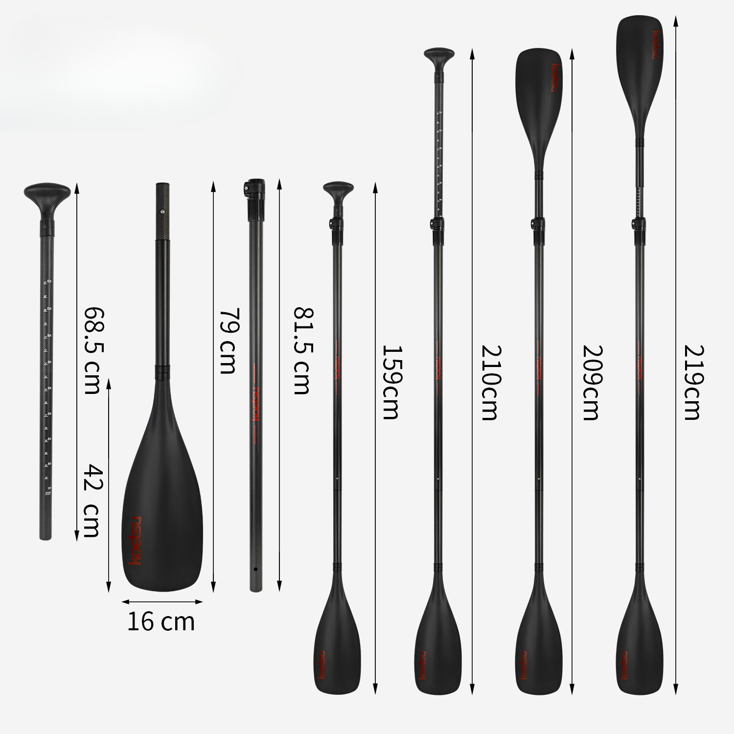 Full Carbon Single Double Head - Kayak Paddle Carbon 评论和价格