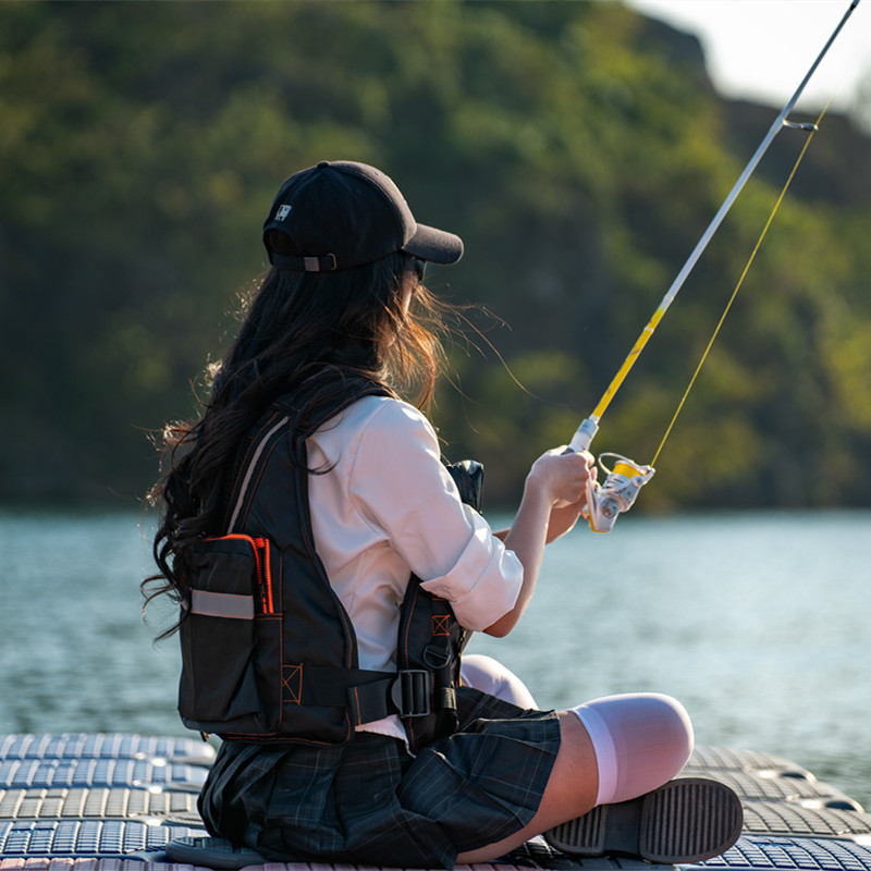 Adult Fishing Life Jacket Vest - Life Jacket Buoyancy 评论和价格