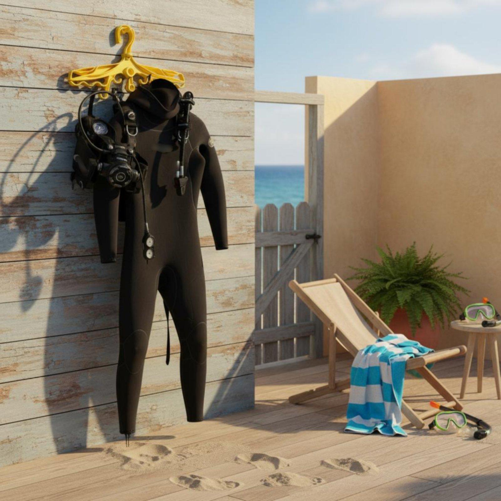 Plastic Diving Hanger with Eig - Aquatic Sports And Scuba 评论和价格