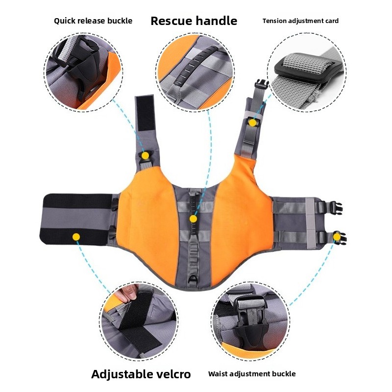 Pet Life Vest Dog Life Jacket  - Life Jacket Buoyancy 评论和价格